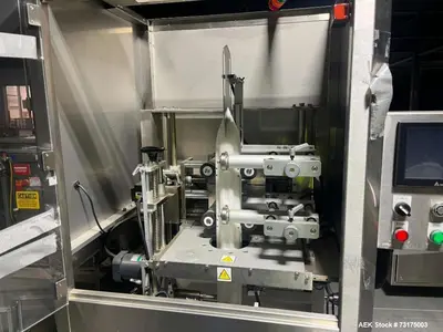 Buy Used AFM SL-LX150-V2B Shrink Sleeve Applicator for 16 oz Bottles with STC-WSN500-2M Shrink Tunnel