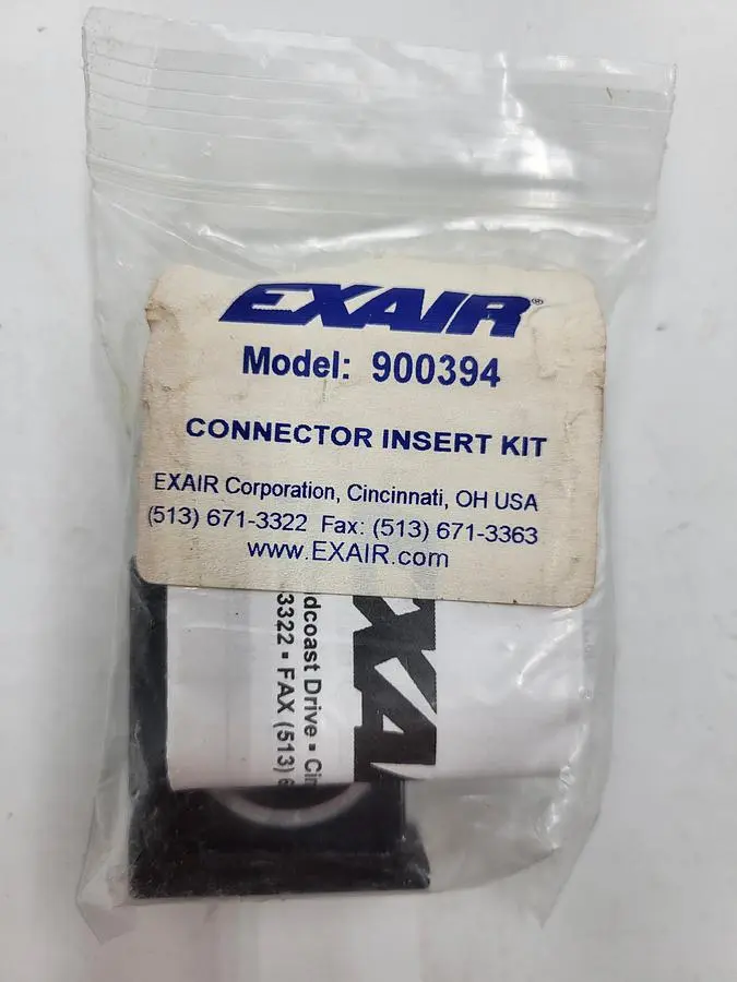 New | in-Stock EXAIR EXAIR 900394 CONNECTOR INSERT KIT IN BAG Connector Accessories | ND Industrial Surplus #1217042