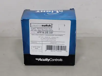 NEW ACUITY CONTROLS NPP16 DS 347