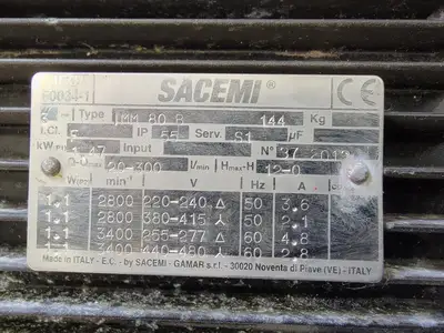 USED 2013 SACEMI IMM 80B
