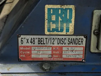 Used _UNKNOWN_ _UNKNOWN_ Disc Belt Sanders (woodworking) Texas US | IRS Auction #1320705