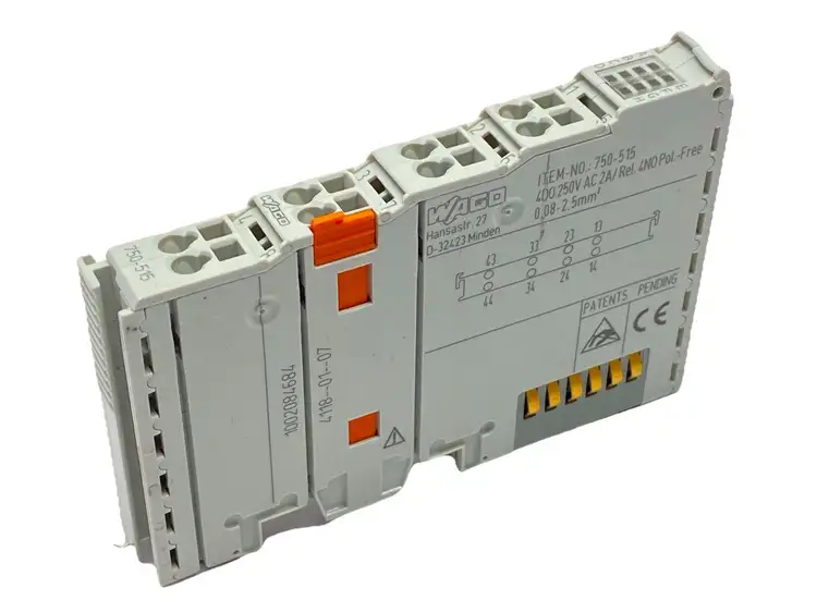 Used WAGO 4-CHANNEL RELAY OUTPUT 2A 250VAC Relays & Switches | Maverick Industrial Sales #1101104