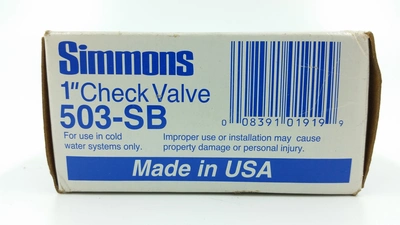 Simmons 1" Check Valve 503-SB