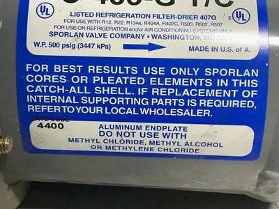 Used SPORLAN C485G T/C Chemical & Process Equipment Ohio US | HGR 24 #1469558