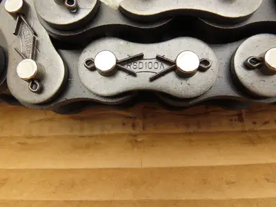 RSD100A #100 Roller Chain 1.25" Pitch 9-1/2' Length (92 Links)