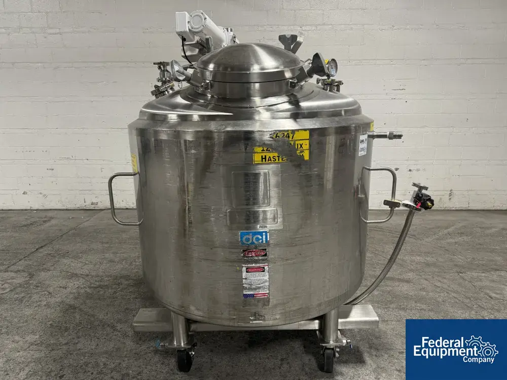 USED DCI 1,200 Liter DCI Reactor, Hastelloy C22, 45/150#