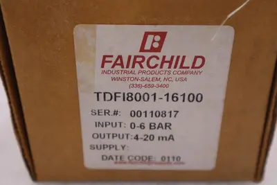 FAIRCHILD TDFI8001-161000 NEW IN BOX  STOCK 3754A