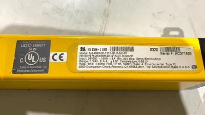 USED STI MINI SAFE 4600 SERIES LIGHT CURTAIN 70158-1190