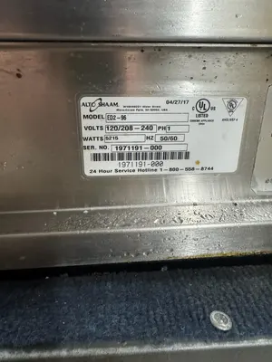 USED 2017 Alto-Shaam ED2-96