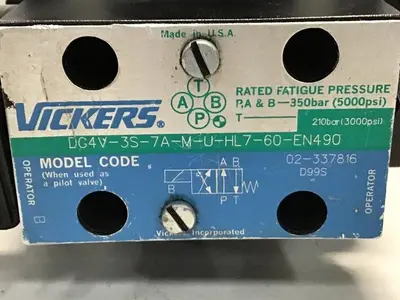 USED VICKERS DG4V-3S-7A-M-U-HL7-60-EN490