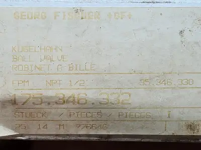 New | in-Stock GEORG FISCHER 175346332 Valves/Fittings British Columbia CA | Lenmark #1743819