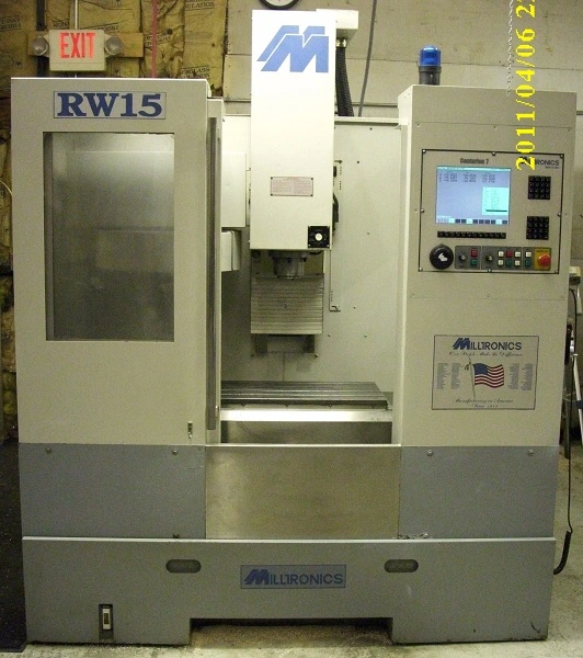 Used 2004 MILLTRONICS RW15 Vertical Machining Centers Vermont US | Two Spade Machinery LLC #506981