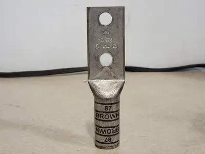 Compression Terminal Lug Brown 87 500 kcmil 925/24 (Box of 2)