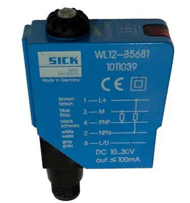 USED SICK WL12-B5681 PHOTOELECTRIC SENSOR WL12B5681