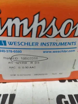 New | in-Stock SIMPSON 19507016 Meters - Misc | Surplus Asset Holdings #1206843