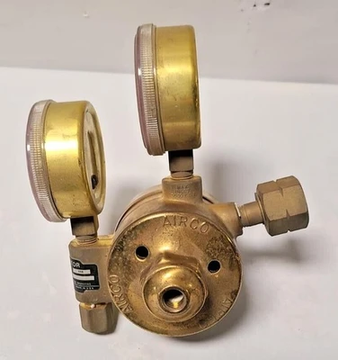 UL Airco 327L COMPRESSED Gas Regulator Nitrogen Brass PRESSURE 806 8427 555