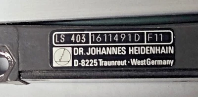 New HEIDENHAIN LS 403 Glass Linear 16" Scale