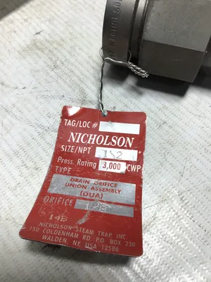 Nicholson Steam Trap 3000 psi DUA-SXC9A