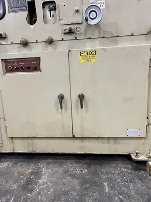 15" X .125" AIDA MODEL #LFS-40R STRAIGHTENER & SERVO COIL STRIP FEEDER: STOCK #20562