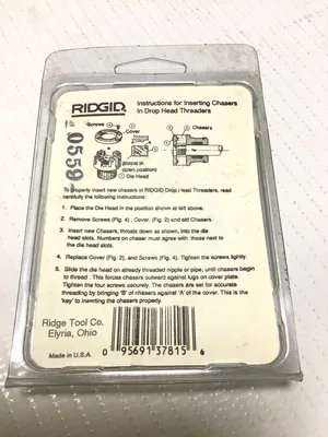 Ridgid 37815 12-R Alloy Pipe Dies 1/4″ NPT 18 TPI-RH