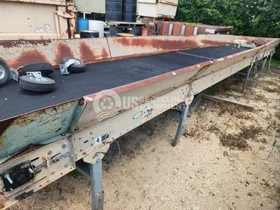 Used HYTROL TWO ROUGH TOP RUBBER BELT CONVEYORS Conveyors Texas US | US Recycling Equipment #1295653