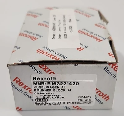 New | in-Stock Rexroth R163221420 Miscellaneous MRO Indiana US | J&J Industrial Supply #1074116