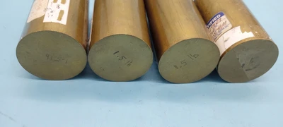 (LOT OF 7) BRASS TEST SET ACCESSORIES  1.5 LB EACH