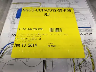NEW CORNING CCH-CS12-59-P00RJ
