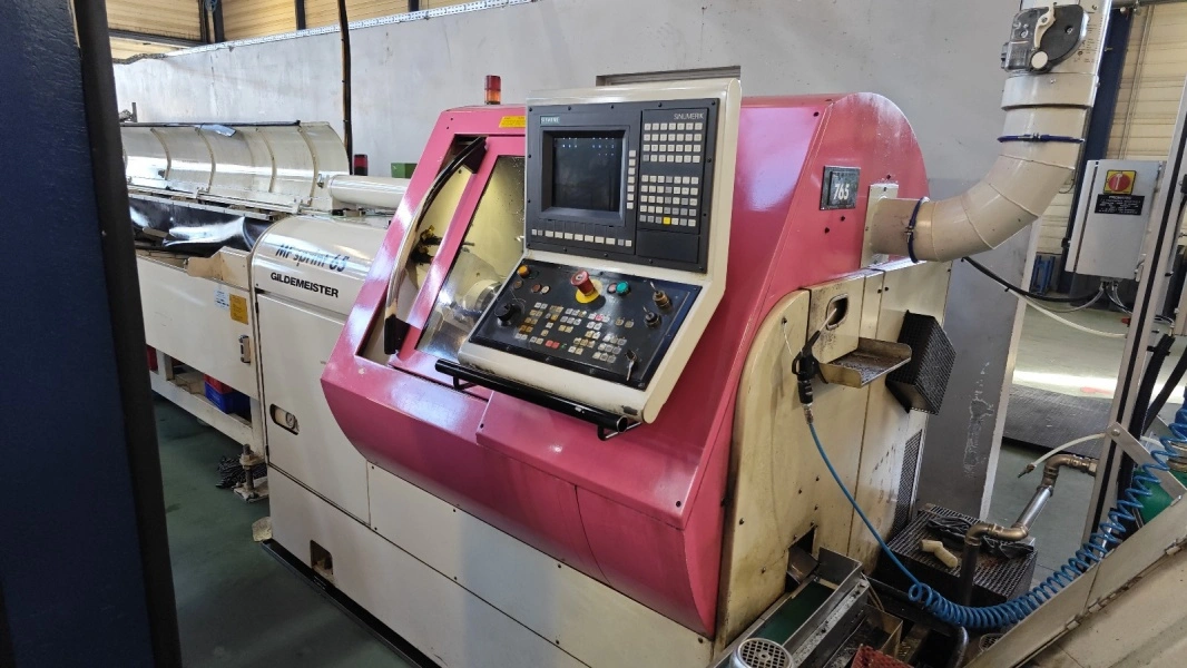 GILDEMEISTER Twin Spindle Twin Turret CNC Sliding Head Lathe, in very good used condition