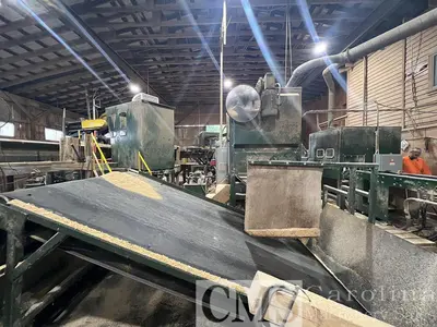 USED PENDU COMPLETE PENDU CUT STOCK OPERATION - SCRAGG, GANG RIP, STACKER