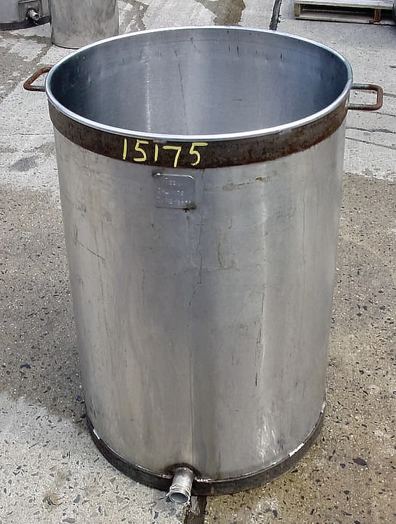 Used 75 GAL BATCH TANK 75 GALLON Stainless Steel Tanks New Jersey US | Champion Trading Corporation #424592