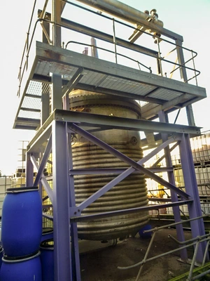 16,000L S/S Limpet Coiled Reactor