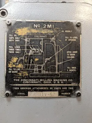 Used 1949 CINCINNATI NO. 2 MI Plain Horizontal Mills Ohio US | G-2000, Inc. #1768849