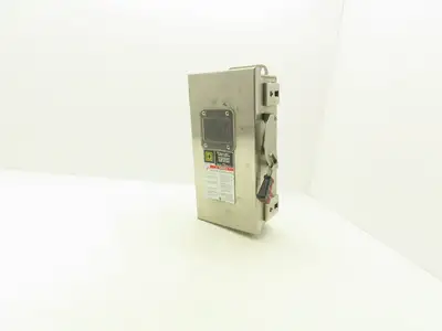 Square D CHU361DS Safety Disconnect Switch 30A 600V 30HP Non Fused 3P Stainless