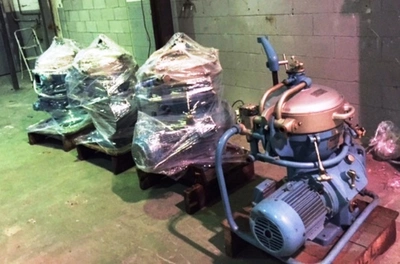 Alfa-Laval MAB 205S-24 oil purifier, SS.
