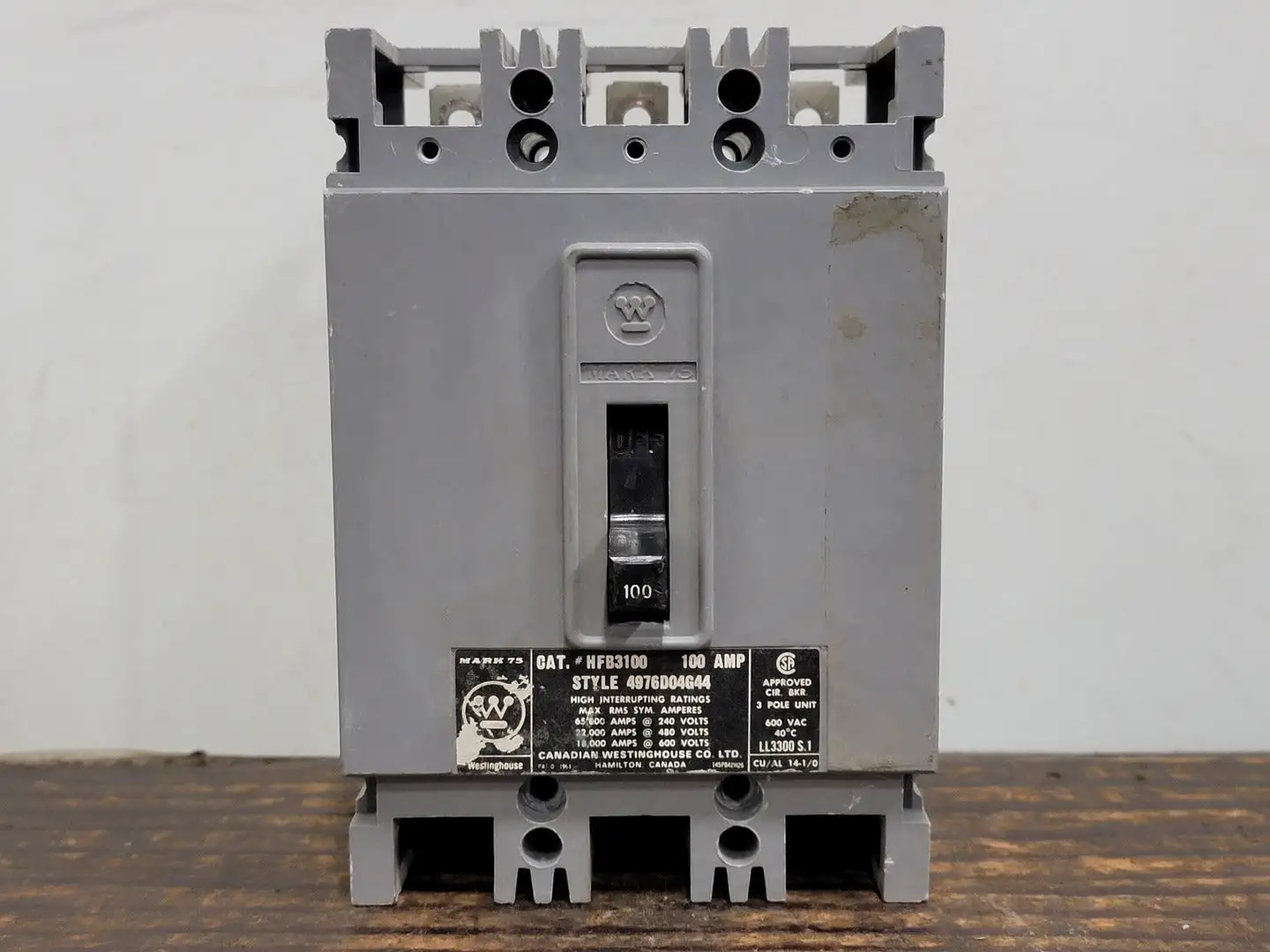Used WESTINGHOUSE HFB3100 Switchgears British Columbia CA | Lenmark #242342