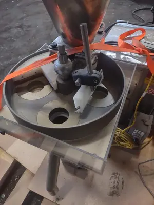 Speedee BR-234 Volumetric Filler with Foot pedal and eye operation.