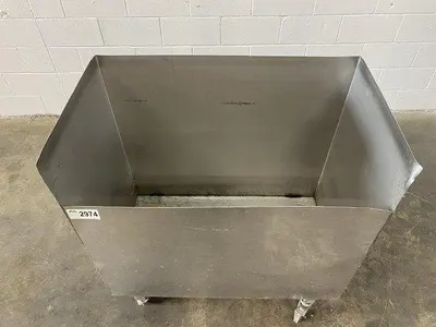Rolling SS Ingredient Bin