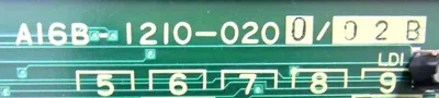 USED FANUC A16B-1210-0200/02B PC BOARD A16B1210020002B