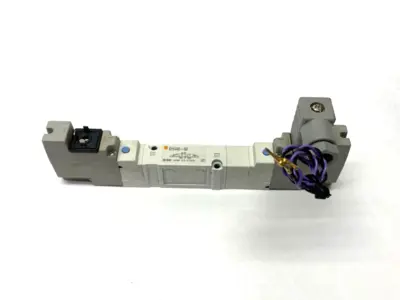 USED SMC DOUBLE SOLENOID VALVE