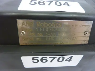 USED ABB ROBOTICS 1 FT3074-5AZ21-9-Z