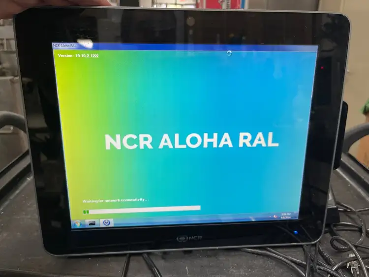 Used NCR Corp Used NCR 7761-8452-0000 Touch Screen POS System with Aloha RAL Software Restaurant Equipment (Miscellaneous) Illinois US | Falcon Restaurant Supply #1376240