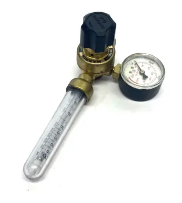 New | in-Stock Harris Argon CO2 Zero Compensated Cylinder Flowmeter Regulator 3100331 Regulators Michigan US | Maverick Industrial Sales #1395359