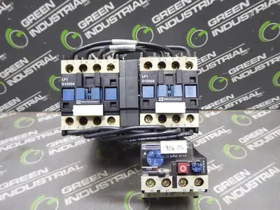 10 HP Telemecanique LP1 D12004 Reversing Contactor Assembly 1000 V 8kV Used