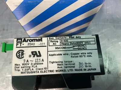 Used AROMAT FT25AU12.5 Relays & Switches Ohio US | HGR 24 #1345477