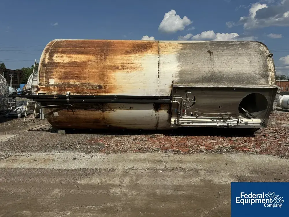 USED DCI 12,000 Gal DCI Storage Tank, 304 S/S, 150# Jacket