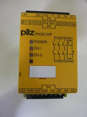 USED PILZ PNOZX3P24VDC24VAC3N/O1N/C1SO
