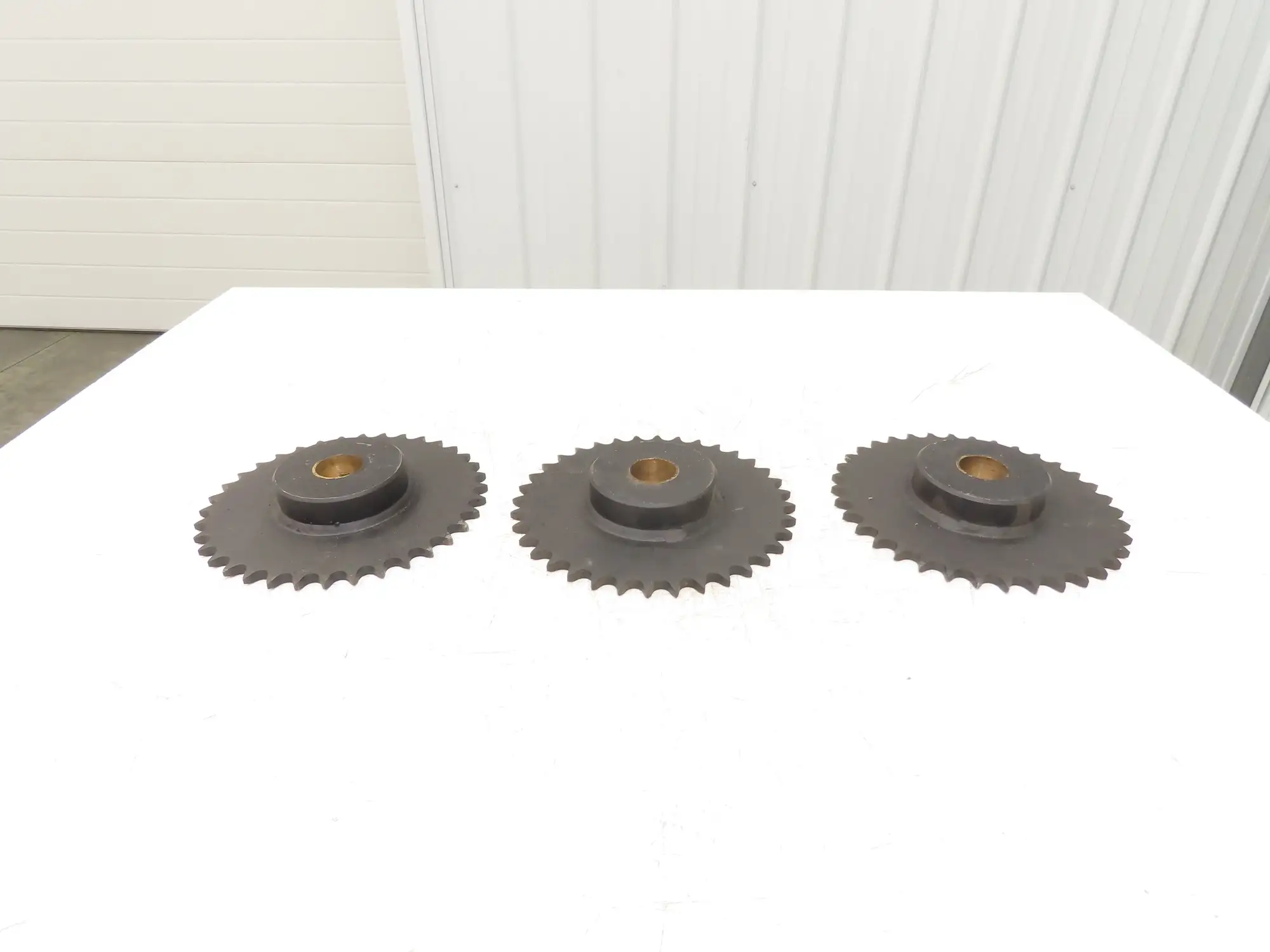 Sprocket #60 Roller Chain 36-Tooth 1-7/16" Bore Lot of 3