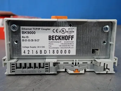 Used BECKHOFF BK9000 PLC Ethernet Equipment Ohio US | HGR 24 #1064552