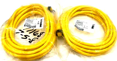 NEW LOT OF 2 MOLEX WOODHEAD 102000A01F200 PVC CORD 2P/FEMALE